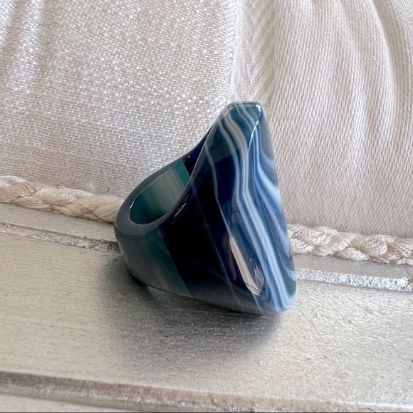 Natural Semi-Precious Stone Ring - Picture 4 of 7